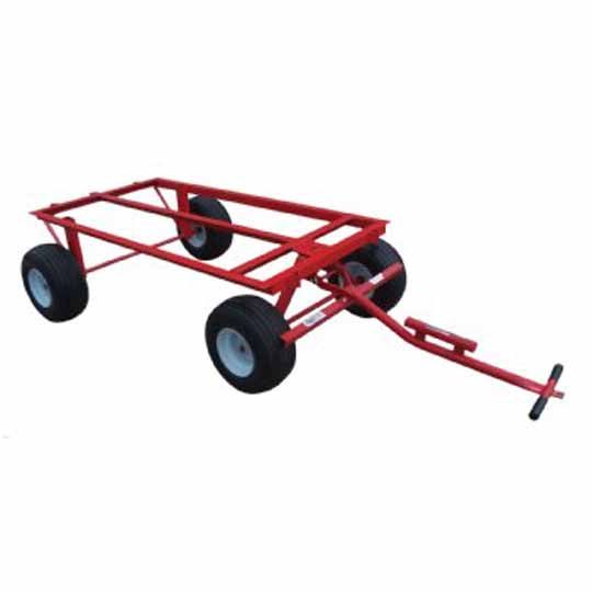 C&R Manufacturing Big Boy Utility Trailer with 18" x 8-1/2" x 8" Flat-Free Tires