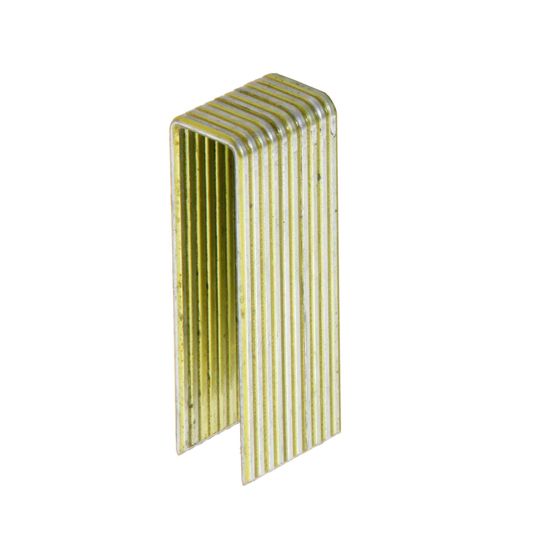 Grip-Rite 16 Gauge 1-3/4" Leg x 7/16" Crown Electro-Galvanized "N"-Style Medium Crown Staples - Box of 10,000