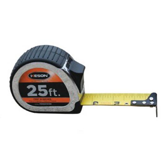 C&R Manufacturing Keson 25' Extra Wide Tape Measure Retail Carded