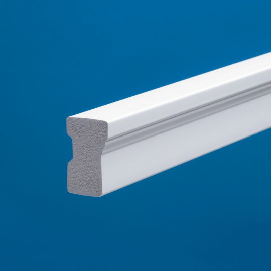 CertainTeed Siding 1-1/8" x 2" x 17' Restoration Millwork Brickmould - Smooth Satin Finish