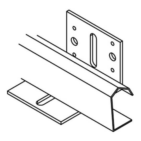 MWI Components Steel Bottom Rail Stay Guide For 1-1/2" System MP2 — MW3TBSG10
