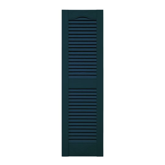 Mid-America Standard Cathedral Top Open Louver Shutter — MABLSMBL31
