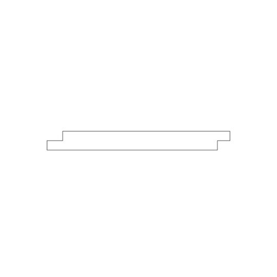 Versatex 1" x 8" x 18' Shiplap/Nickel Gap Trim