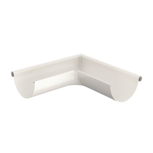 Nordic Steel Gutters 6" 90° Steel Half Round Outside Miter — NODMOUT690001AW