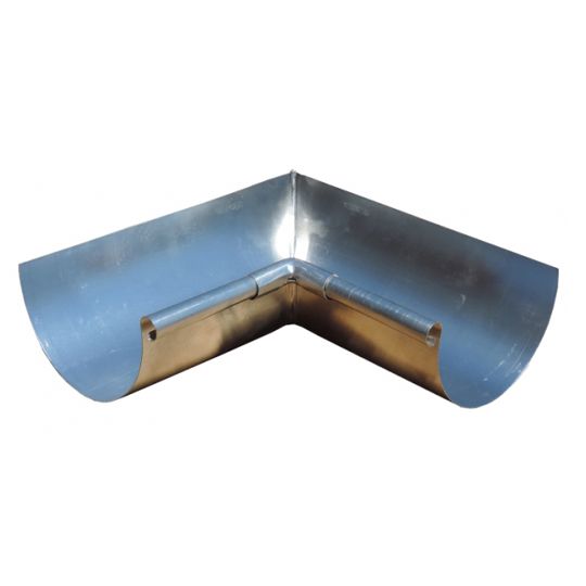 Berger Building Products 5" Half Round Inside Mill Finish Aluminum 90° Miter