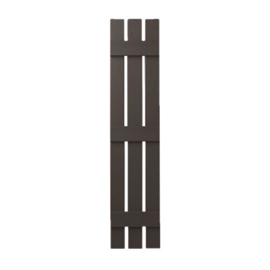 Mastic 12" x 55" Board & Batten Standard 3-Board Shutters - Open Style — ACOVIN3O125559