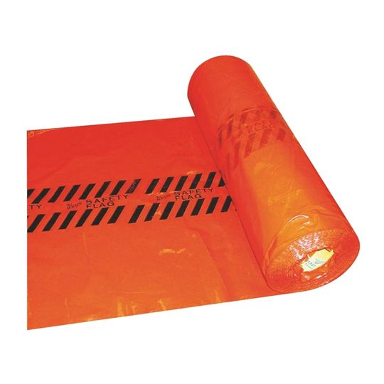 Warp Brothers 18" x 18" Safety Flags - 500 Ft. Roll