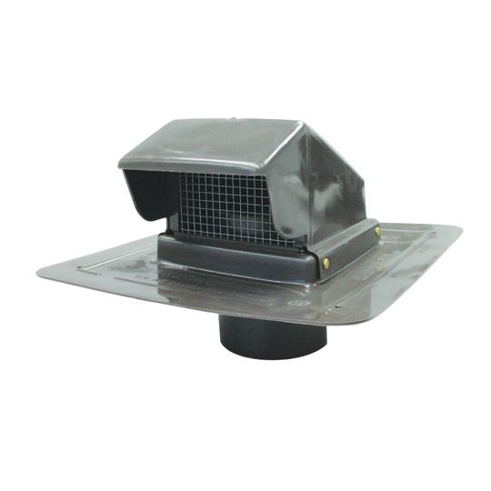 Ecco Manufacturing 6" Metal Roof Cap Stem Vent — Ventilation & Drainage — CTHM90PPC218SC