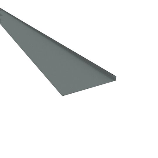 Able Sheet Metal 26 Gauge x 3" x 1/2" Galvanized Counter Flashing