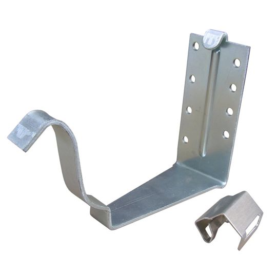 Berger Building Products 5" 40K Galvanized Steel Fascia Hanger with Snap Strap