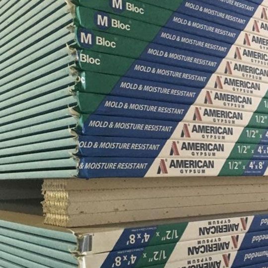 American Gypsum 1/2" x 4' x 8' M-Bloc Gypsum Board