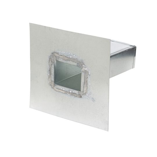 East Coast Metals 26 Gauge x 4" x 5" Scupper Overflow