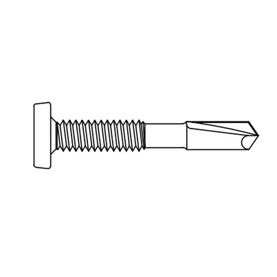 TruFast #12 x 1-3/8" Purlin Roofing Fasteners - Bucket of 2,500