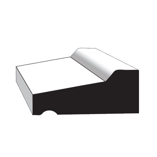 Wolf Home Products 1-5/8" x 11/16" x 16' Drip Cap Moulding