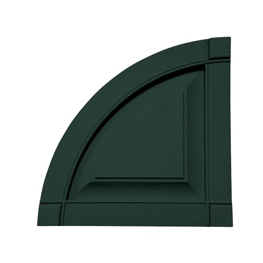 Mid-America Raised Panel Quarter Round Arch Top for Standard Raised Panel Shutters — MABATP14MG