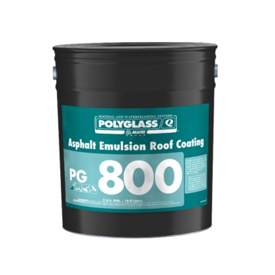 Polyglass Pg 800 Asphalt Emulsion Roof Coating