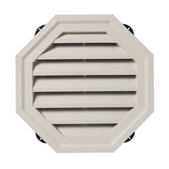 Mastic 22" Octagonal Gable Vent — ACOOCTGVBK