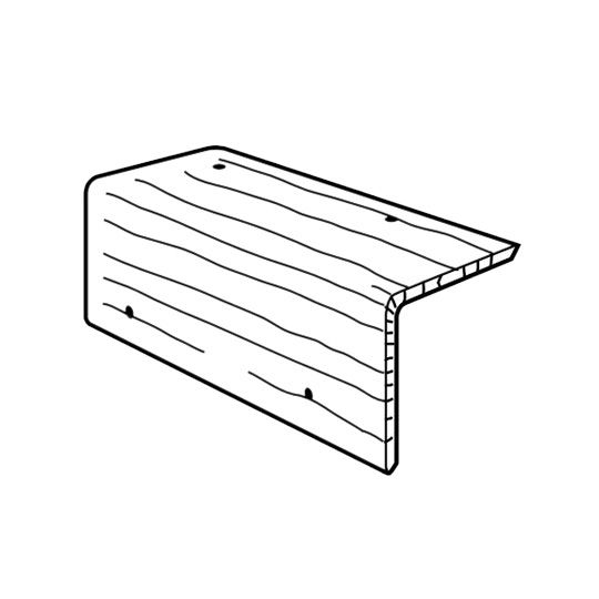 Newpoint Saxony 900 Shake 90° Rake Tile — MNR19RCL3601AZ