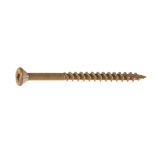 Grip-Rite 1-5/8" x #8 PrimeGuard #2 Phillips Bugle-Head Sharp Point Coarse Thread Exterior Screws - 1 Lb. Box