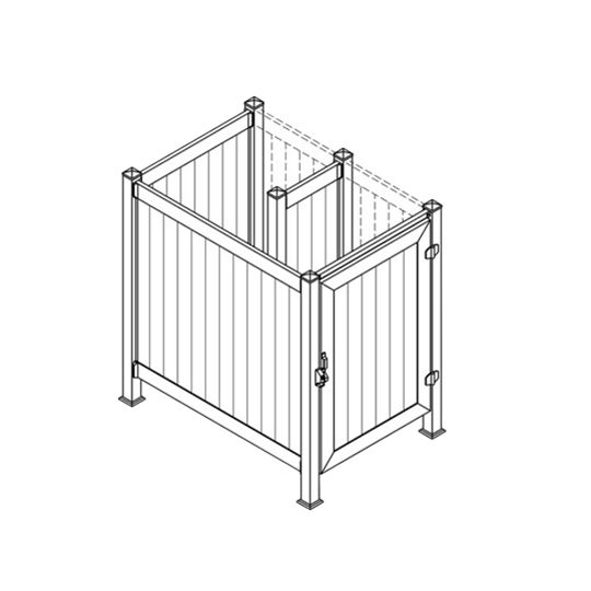 Phoenix Manufacturing 4' x 6' Side Door Shower Enclosure