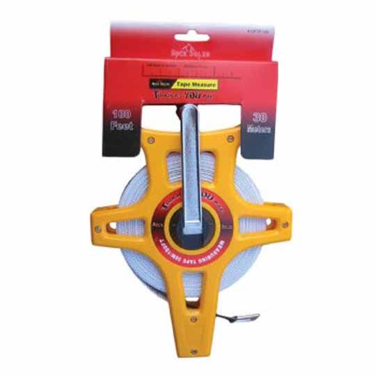C&R Manufacturing 100' Rock Solid Open Reel Tape Measure