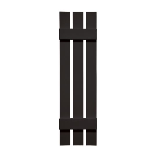 Mid-America Board-N-Batten Standard Three-Board Spaced Shutter — MABBNB3BS1255002