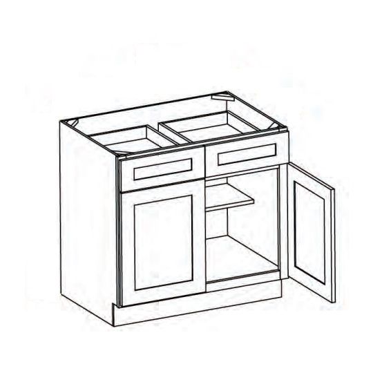 Wolf Home Products Grantley Base Double Door Cabinet — WLFB42G