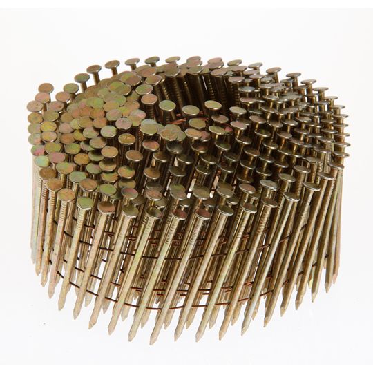 Grip-Rite 1-1/2" Ring Shank Electro-Galvanized 15° Wire Weld Coil Nails - Box of 3,000 — NLSGRC4R80DG