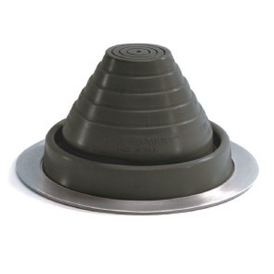 Champion Metal of Washington Flashers #1 Reg Roof Jack Pipe Boot 1/4"- 2" — Commercial Flashings — CM11BRF142