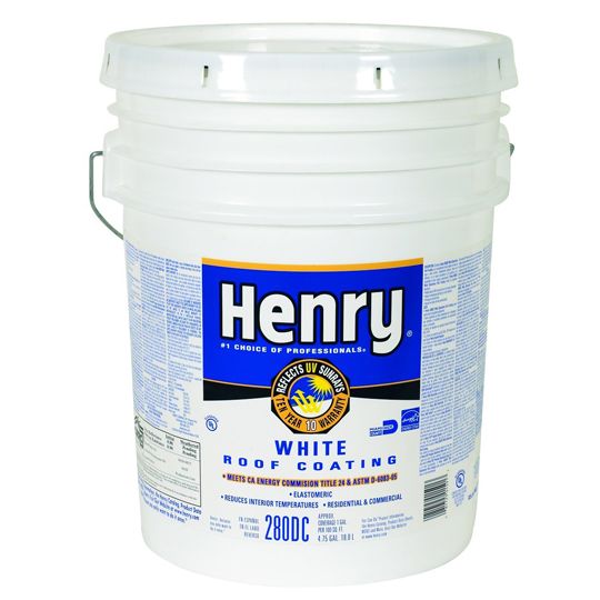 Henry Company 280DC Elastomeric Roof Coating - 5 Gallon Pail
