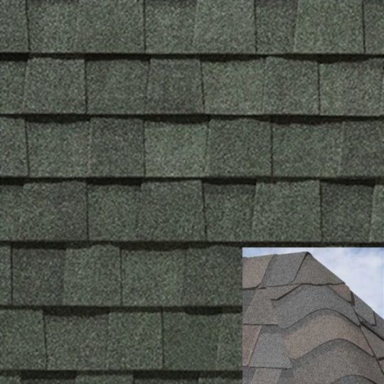 CertainTeed Roofing 12" x 36" Shadow Ridge Hip & Ridge Accessory Shingles — Hip & Ridge Shingles — CTRSRHRSHHG