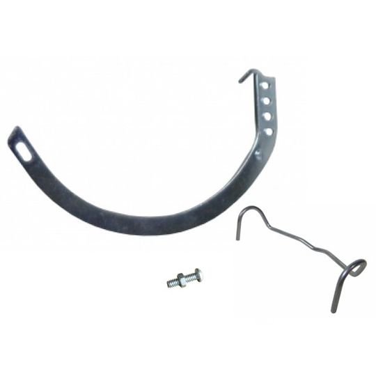 Berger Building Products 5" Half Round Galvanized Steel Gem Circle with Spring Clip, Nut & Bolt