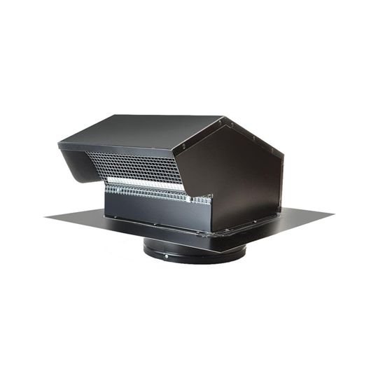 GAF MasterFlow Galvanized Goose Neck Vent — Ventilation and Drainage — GAFGNV7BL