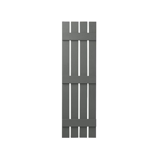 Mastic 16" x 35" Board & Batten Standard 4-Board Shutters - Open Style — ACOVIN4O163516