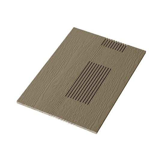 Wausau Supply 3/8" x 12" x 16' Diamond Kote Vented Soffit - Woodgrain Texture — WSUDK1216VSSL