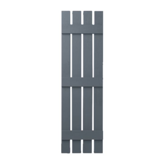 Mastic 16" x 35" Board & Batten Standard 4-Board Shutters - Open Style — ACOVIN4O163541