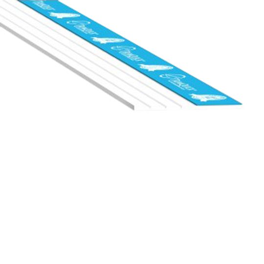 VinylVisions 1-3/4" x 12' TrimQuick Flat Trim — VNVTRMQKFLTWH