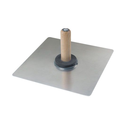 Kraft Tool 10" x 10" Aluminum Hawk with Wood Handle