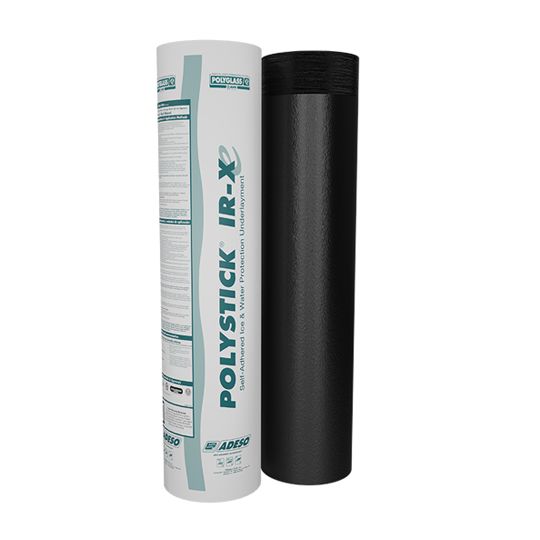 Polyglass Polystick IR-Xe Self-Adhered Ice & Water Protection Underlayment Sand/Release Film