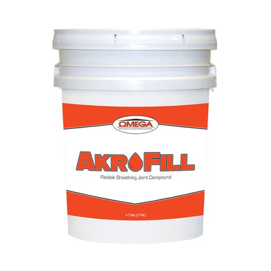Omega Products International AkroFill Flexible Joint Compound - 56 Lb. Pail