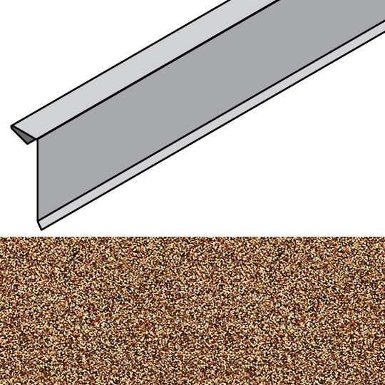 Unified Steel 1-1/2" x 4-1/4" x 79" Rake Cover — BORRCOV79ES