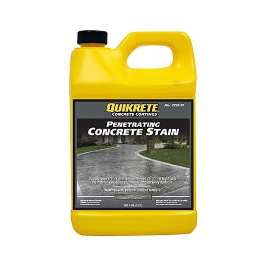 Quikrete Penetrating Concrete Stain - 1 Gallon Bottle — QKC721503