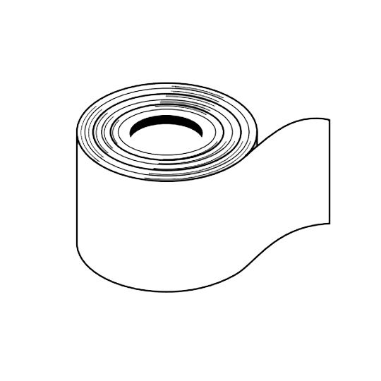 Gentek 24" PVC-Coated Aluminum Trim Coil - Color 1-Side — GTKTC24PVCBW