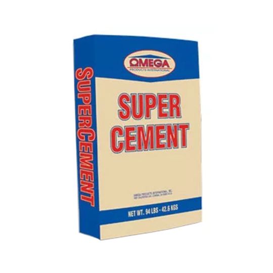 Omega Products International Fibered Super Cement - 94 Lb. Bag
