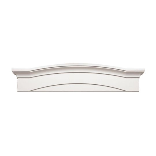 Fypon Molded Millwork 10" x 72" Wide Eyebrow Window Crosshead