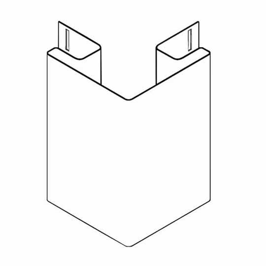 KP Building Products 1/2" x 10' Outside Corner Post - Woodgrain Finish — KPBOSCP12WGSA