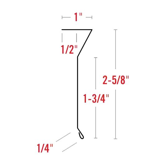 Klauer Manufacturing Company 12' Aluminum T Roof Trim — KLA32530YA03