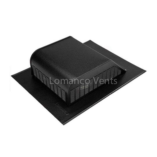 Lomanco Model 750 Slant Back Static Roof Louver — Ventilation and Drainage — LOM750BL