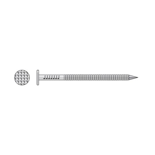 Simpson Strong-Tie 1-3/4" Stainless Steel #304 Ring Shank 5D Shingle Nail - 25 Lb. Box