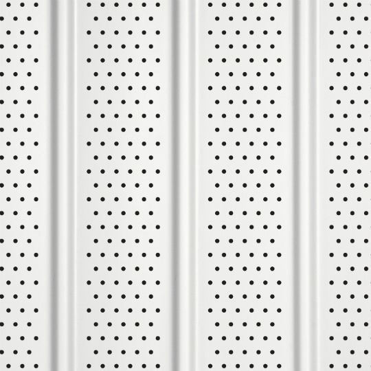 CertainTeed Siding Value Triple 4" Fully Vented Vinyl Soffit - Matte Finish — CERVST4MTFVCW